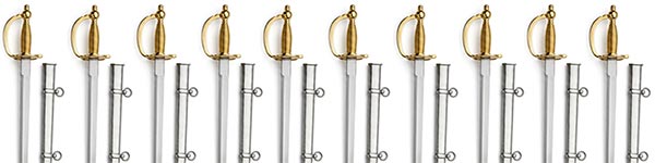 1840 NCO Swords 10 Pack Discount
