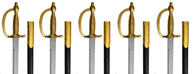 1840 NCO Swords 5 Pack Discount
