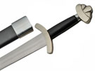 Blunt edged Viking stage combat sword for reenactment