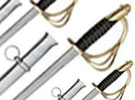 1860 cavalry swords 5 pack bulk discount set