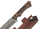 Celtic seax knife with traditional blade shape