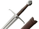 Hand and a half knight stage combat sword with blunt blade