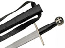 Blunt Knights Templar stage combat sword for reenactment