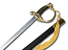USMC Officer Sword with Gold Fittings