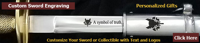 Personalized Swords and Knives – Custom Engraving